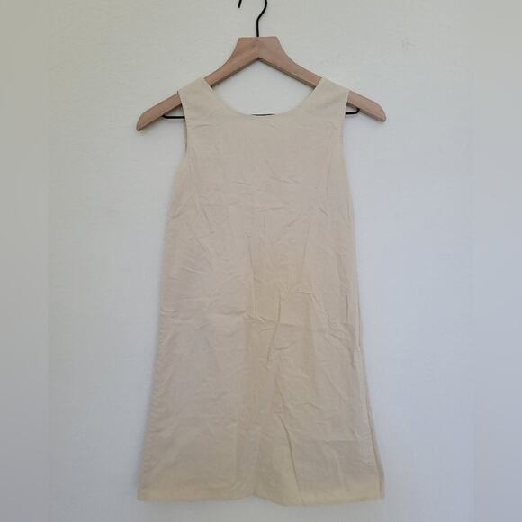 Flapper Dress Child Vintage Costume Gold and White Lace Fringe Youth Medium - Picture 8 of 11